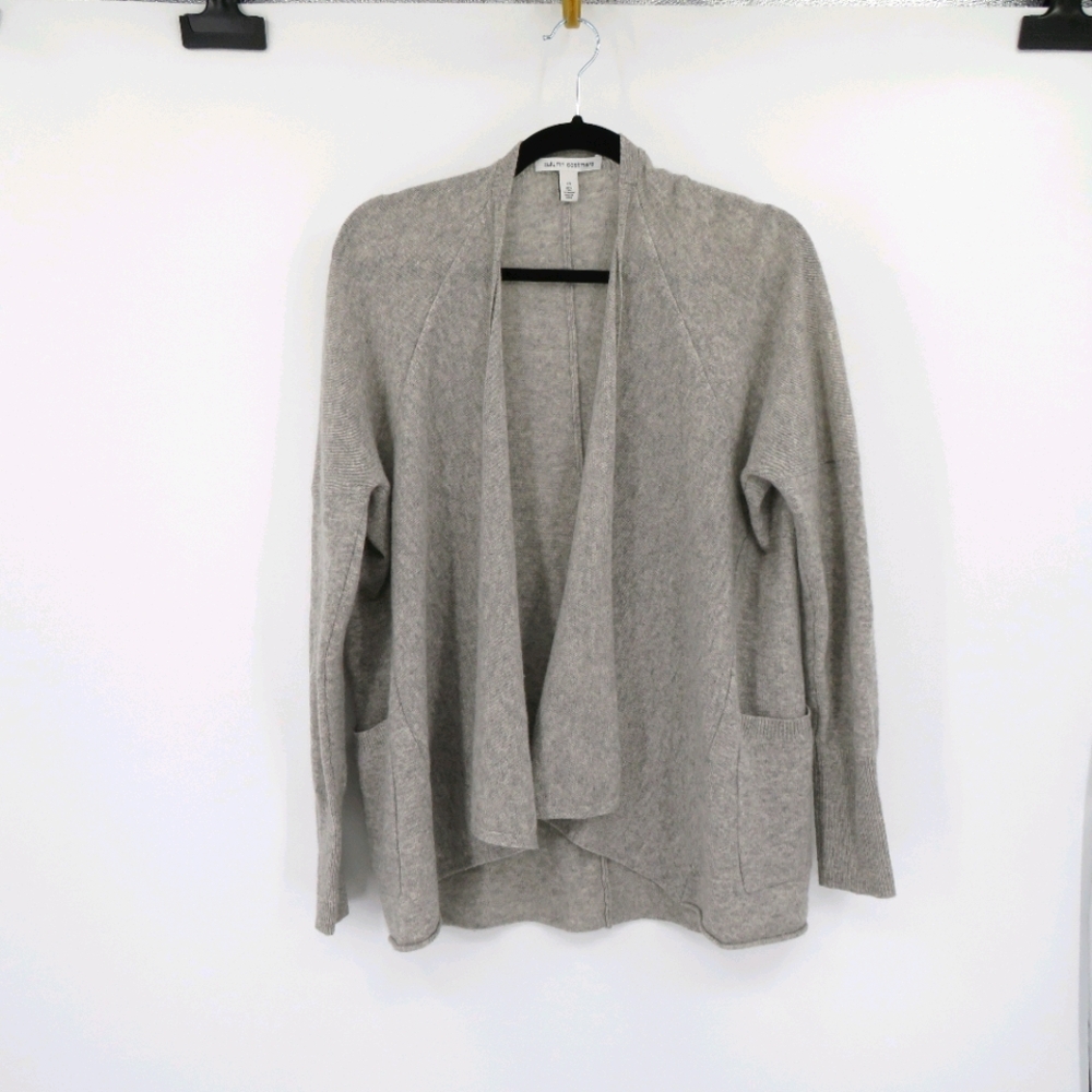 Autumn Cashmere Gray Drape Cardigan XS